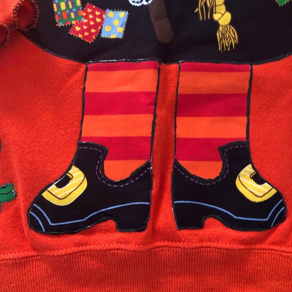 Vintage Jerzees Halloween Witch Cat Crewneck Sweatshirt - Picture 6 of 11